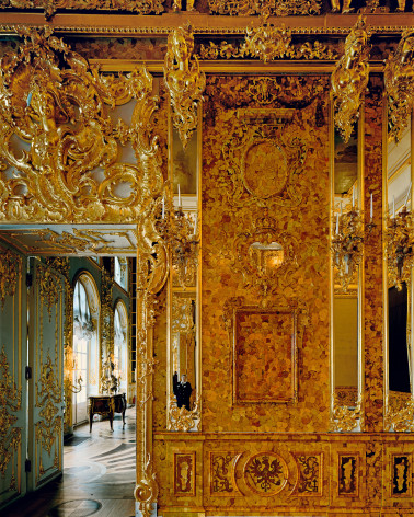 Amber Room, from the series Russia, 2003. Archival pigment&nbsp;print. Available at 40 x 30 inches, edition of 10, or 50 x 40 inches, edition of 5, or 60 x 50 inches, edition of 3, or 90 x 70 inches, edition of 3.