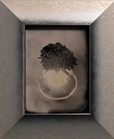 Yamamoto Masao,&nbsp;Untitled (AM #3), 2023. Unique collodion ambrotype, image size: 7 x 5 1/8 inches, frame size: 12 1/2 x 10 5/8 inches.
