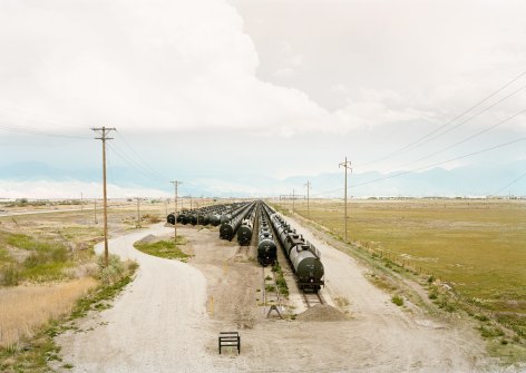 Victoria Sambunaris,&nbsp;Untitled, (Tankers), Salt Lake City,&nbsp;2018. Chromogenic print.&nbsp;