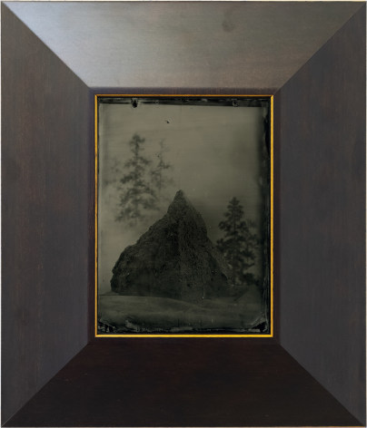 Masao Yamamoto,&nbsp;Untitled (AM #8), 2023. Collodion ambrotype, 12 1/2 x 10 5/8 inches.