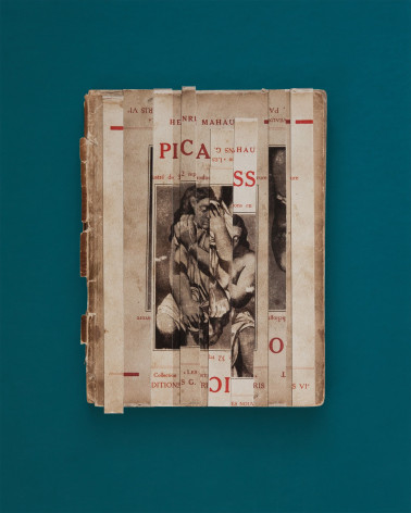 Small Picasso,&nbsp;from the series&nbsp;Jackson Pollock&#039;s Books, 2018. Photograph of collaged photographs, archival pigment print, 20 3/4 x 17 inches.&nbsp;