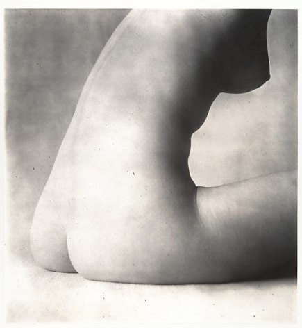 Irving Penn,&nbsp;Nude 18, 1949-50. Gelatin silver print, printed later, 16 1/8 x 15 1/8 inches.