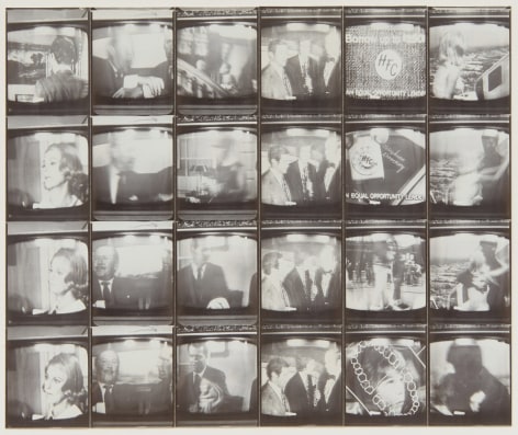 Untitled, PB #1159,&nbsp;1974. Vintage gelatin silver photobooth prints, 7 7/8 x 9 1/4 inches.