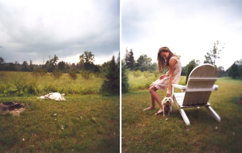 Eleanor&#039;s Dress, 2003.&nbsp;Two-panel archival pigment print, available as&nbsp;24 x 40 or 40 x 60 inches.&nbsp;