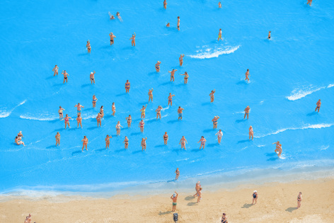 Adriatic Sea (Staged) Dancing People #11, 2015.&nbsp;Archival pigment print,&nbsp;65 x 96 inch or 45 x 65&nbsp;inches.