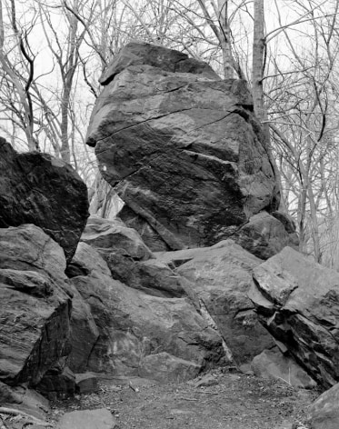 Indian Prayer Rock, Pelham Bay Park, Bronx 2014, Gelatin silver print, 68 x 54 inches, Edition of 6