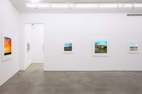 Installation view, John Divola,&nbsp;Isolated Houses, Yancey Richardson Gallery, 2023.