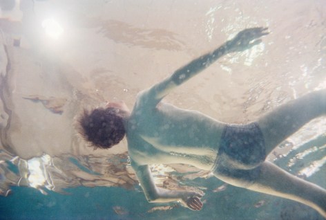 Larry Sultan, Untitled #66, from the series Swimmers, 1978-1982. Archival pigment print, 30 x 44 1/2 inches.