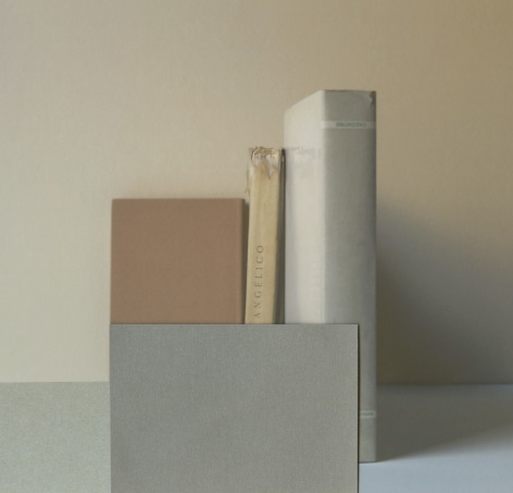 Grey Piece&nbsp;(from the series Morandi&#039;s Books), 2022. Archival pigment print, 18 x 17 1/4 inches.