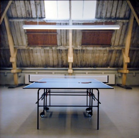 Ping Pong Table (Rijksakademie),&nbsp;2003, chromogenic print, 20 x 20 inches, edition of 10, 50 x 50 inches, edition of 6