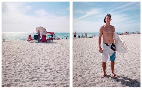 He Just Was, 2012. Two-panel archival pigment print, available as&nbsp;24 x 30 or 40 x 60 inches.&nbsp;