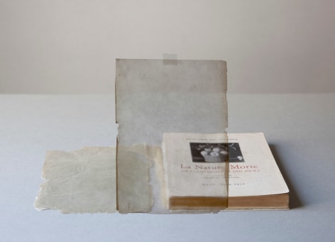 La Nature Morte Glassine&nbsp;(from the series Morandi&#039;s Books), 2022. Archival pigment print, 13 x 18 inches.