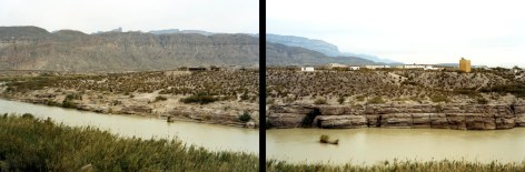 Untitled (Boquillas del Carmen), Big Bend National Park, 2009,&nbsp; 2 39 x 55 inch chromogenic prints