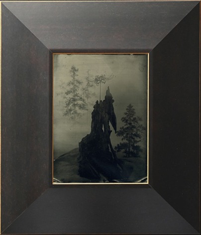 Yamamoto Masao,&nbsp;Untitled (AM #7), 2023. Unique collodion ambrotype, image size: 7 x 5 1/8 inches, frame size: 12 1/2 x 10 5/8 inches.