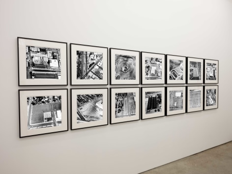 Installation view,&nbsp;Parking Lots, 1967/1999. Yancey Richardson Gallery, NY.