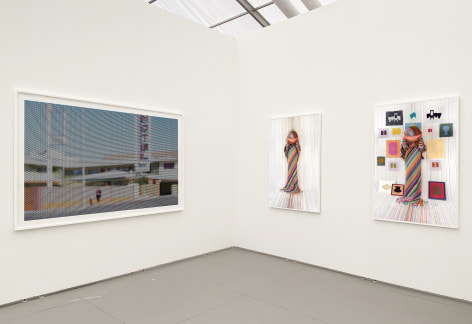 Installation view, Yancey Richardson at Untitled Art: Miami Beach, 2023.