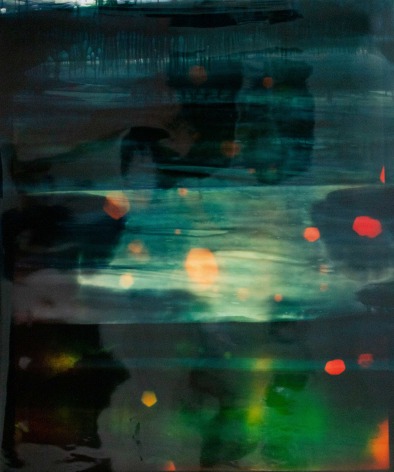 Bryan Graf,&nbsp;Midnight Swim 2, 2022. Chromogenic photogram, 51 1/2 x 43 inches.