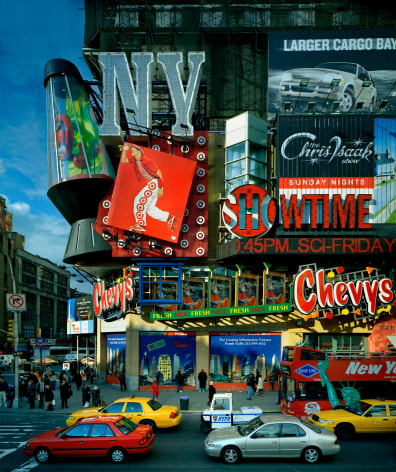 Target, Times Square, from the series New York, 2002. Archival pigment print. Available at 40 x 30 inches, edition of 10, or 50 x 40 inches, edition of 5, or 60 x 50 inches, edition of 3.