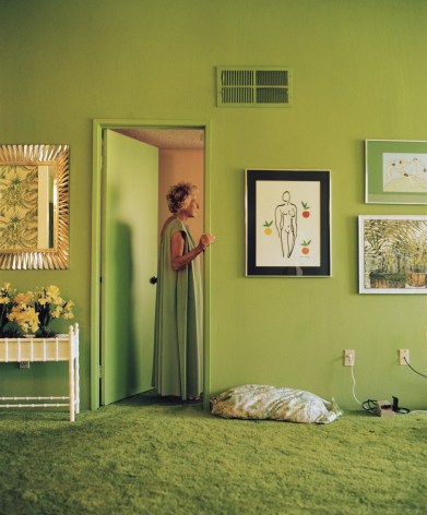 Larry Sultan,&nbsp;Mom in Green Nightgown, 1992, from the series&nbsp;Pictures from Home. Archival pigment print, 17 x 11 inches