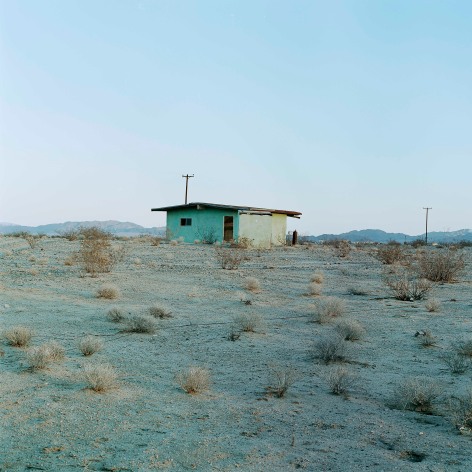 John Divola,&nbsp;Untitled (Green house), 1995-1998, from the series Isolated Houses. Archival pigment print, 24 x 20 inches.
