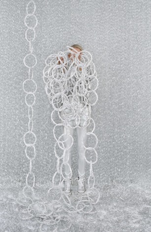 Rachel Perry,&nbsp;Lost in My Life (Silver Twist Ties #2), 2011. Archival pigment print, 90 x 60 inches.
