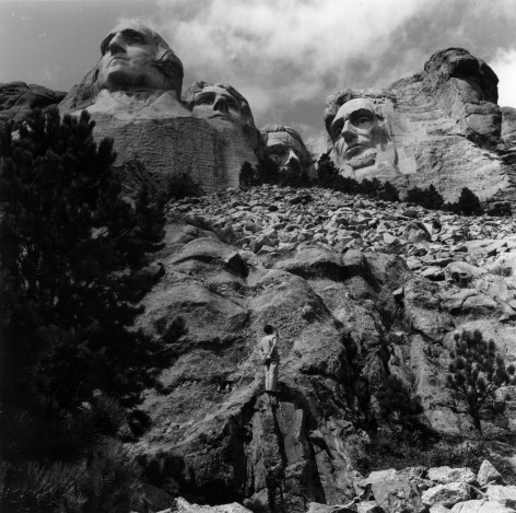 Mount Rushmore, South Dakota, 1986. Gelatin silver print, 16 x 16 inches.