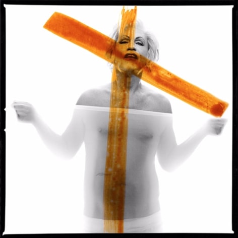 Bert Stern - Marilyn Monroe, crucifix II (1962), 2014,&nbsp;Archival pigment print,&nbsp;14 x 14 inches