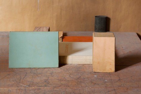 Box, Books and Can (from the series Morandi&#039;s Books), 2022. Archival pigment print, available as 12 x 18 inches and 21 x 32 inches.
