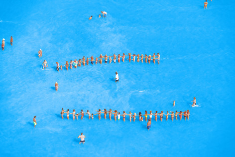 Adriatic Sea (Staged) Dancing People #15, 2015. Archival pigment print,&nbsp;65 x 96 inch or 45 x 65&nbsp;inches.