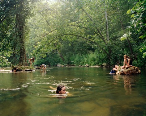 Justine Kurland, Bathers, 1998. Archival pigment print, 24 x 30 inches.