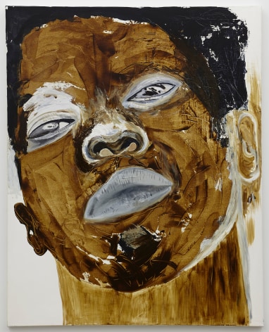 Zanele Muholi, Ngangezizwei,&nbsp;2021. Acrylic on canvas, 60 1/4 x 48 inches.&nbsp;