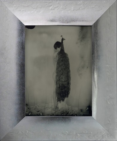 Yamamoto Masao,&nbsp;Untitled (AM #60), 2023. Unique collodion ambrotype, image size: 7 x 5 1/8 inches, frame size: 10 11/16 x 8 7/8 inches.