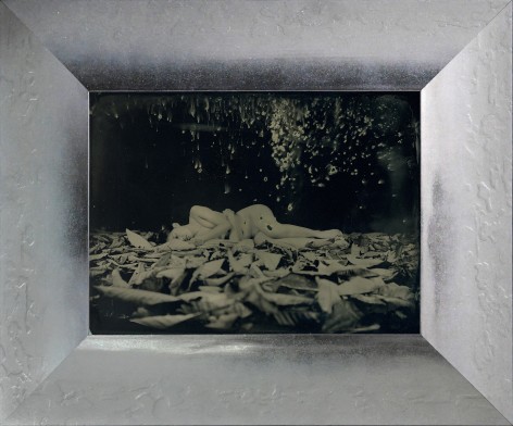 Yamamoto Masao,&nbsp;Untitled (AM #16), 2023. Unique collodion ambrotype, image size: 5 1/8 x 7 inches, frame size: 10 5/8 x 12 1/2 inches.