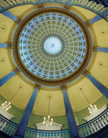 City Hall Dome, from the series New York, 2000. Archival pigment print. Available at 40 x 30 inches, edition of 10, or 50 x 40 inches, edition of 5, or 60 x 50 inches, edition of 3, or 90 x 70 inches, edition of 3.