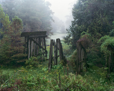 Trestle, Old Highway 61, MS, 2014. Archival pigment print.