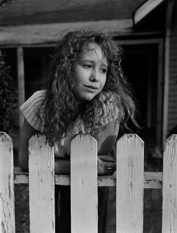 Maia, Knoxville, TN (woman at fence)&nbsp;1991&nbsp;Gelatin silver print, please inquire for available sizes&nbsp;