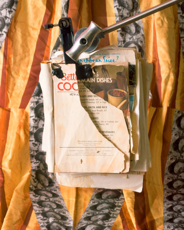 David Alekhuogie,&nbsp;Mom&#039;s cookbook, from the series&nbsp;Soul Food, 2021. Archival pigment print, 40 x 32 inches.