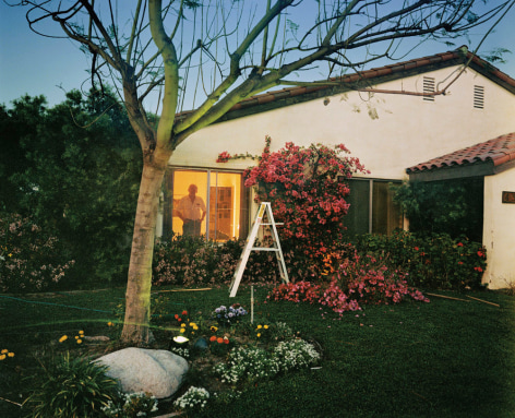 Larry Sultan,&nbsp;Los Angeles, Early Evening&nbsp;from the series&nbsp;Pictures from Home, 1986. Archival pigment print, 40 x 50 inches.