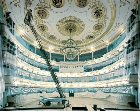 Opera House, Irkutsk, from the series Russia, 2003. Archival pigment print. Available at 30 x 40 inches, edition of 10, or 40 x 50 inches, edition of 5, or 50 x 60 inches, edition of 3, or 70 x 90 inches, edition of 3.