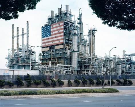 BP Carson Refinery, California, from the series&nbsp;American Power, 2003.&nbsp;Chromogenic print, 45 x 58&nbsp;or 70 x 92 inches.
