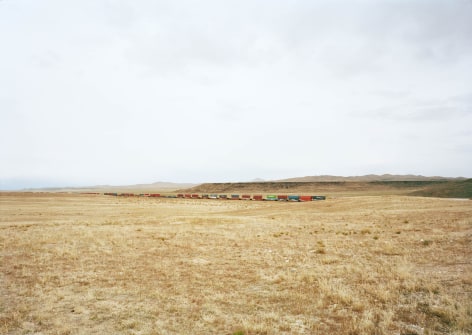 Victoria Sambunaris,&nbsp;Untitled (Container train), South of Delta, Utah,&nbsp;2017. Chromogenic print. Available as 39 x 55 inches or 55 x 75 inches.&nbsp;