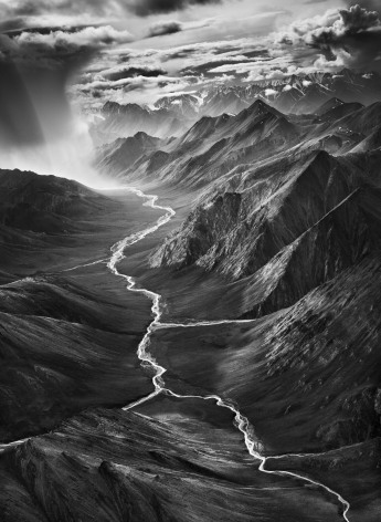 The Brooks Range, Alaska, from the series Genesis, 2009. 20 x 16, 24 x 20, 35 x 24, 50 x 36 or 68 x 50 inch gelatin silver print