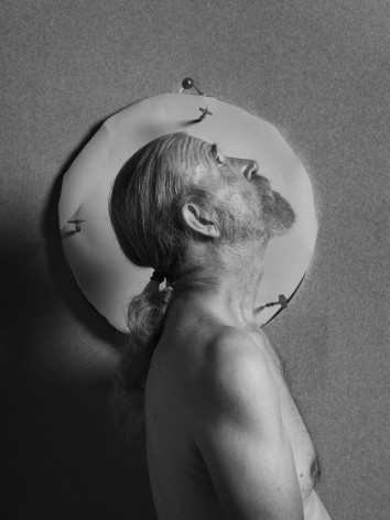 Dartboard Halo (Bill), 2022, from the series Men Untitled.