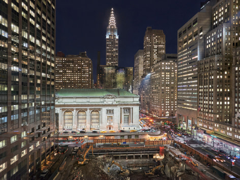 Grand Central Terminal, Western Facade,&nbsp;2017.&nbsp;Archival pigment print&nbsp;available in: 20 x 24 inches, edition of 15; 30 x 40 inches, edition 15; and 40 x 50 inches, edition of 5.