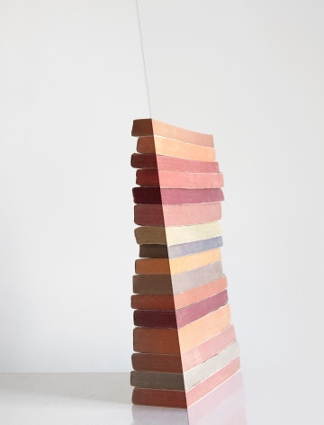 Mary Ellen Bartley,&nbsp;Pyramid, 2022, from the series Split Stacks. Archival pigment print, 21 x 16 and 30 x 23 inches.