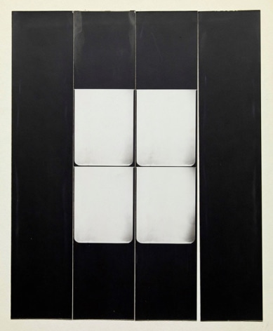 Jared Bark,&nbsp;Untitled, PB #1107,&nbsp;1973. Vintage gelatin silver photobooth prints, 8 x 6 1/2 inches overall.&nbsp;