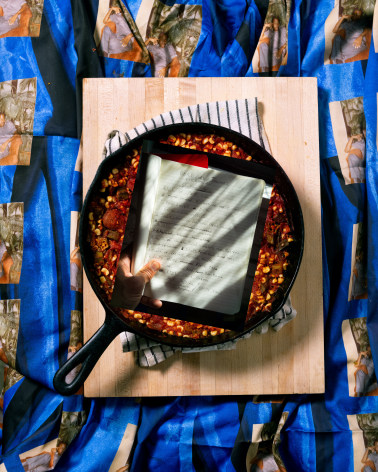 David Alekhuogie,&nbsp;Borrowed recipe 1, from the series&nbsp;Soul Food, 2021. Archival pigment print, 40 x 32 inches.