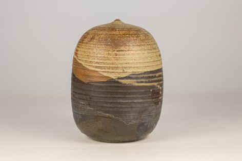 Toshiko Takaezu Untitled, ca. 1990s glazed stoneware (with rattle) 8 1/4 x 6 1/4 x 6 1/4 inches