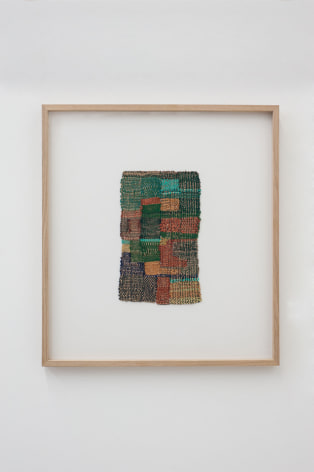 Sheila Hicks Cluny, 2015 cotton, wool, metallic thread 9 1/4 x 5 1/2 inches