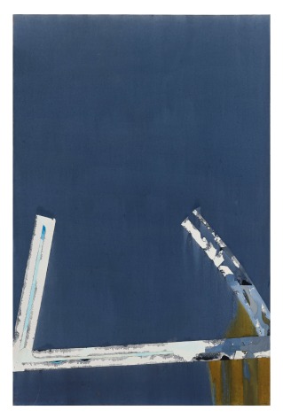 Dorothy Hood Bone Void (Bond Gray), early 1980s oil on canvas 91 x 60 inches